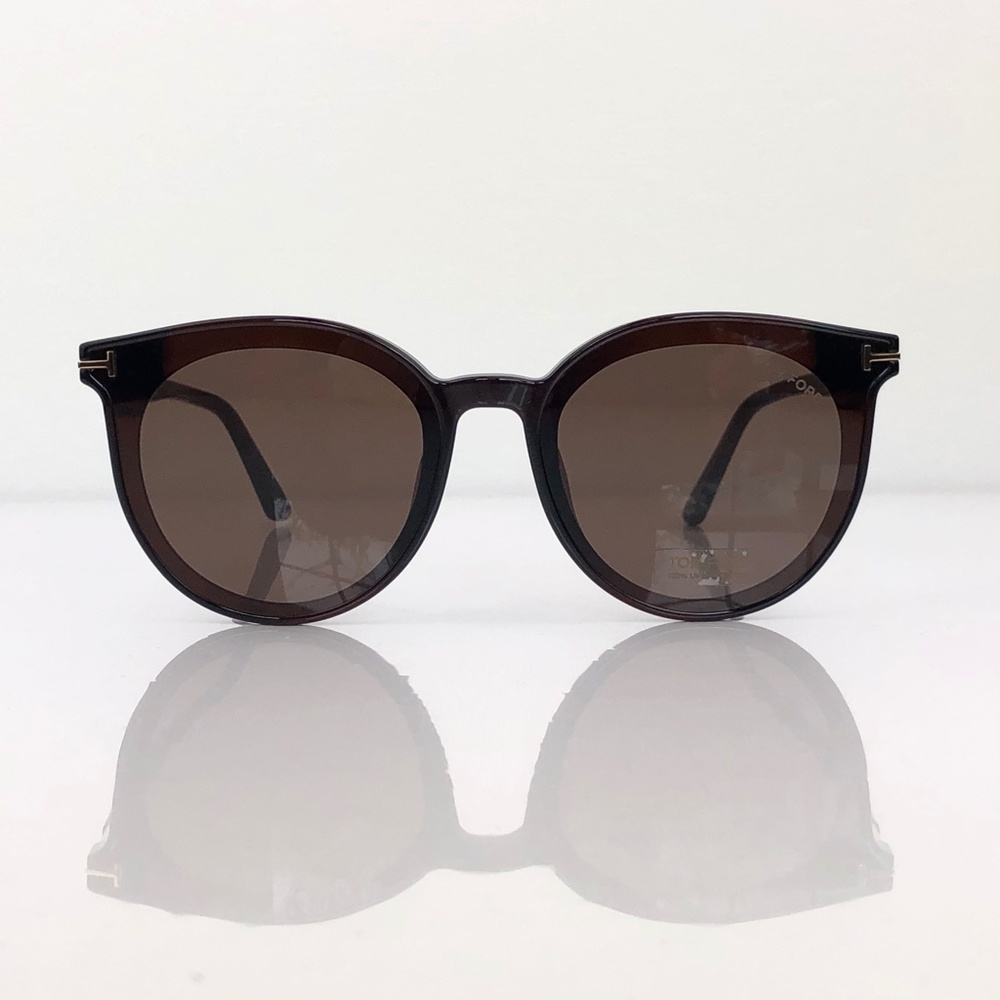 New TOM FORD Brown Rounded Sunglasses 807-K/S - Picture 5 of 16